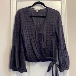 American eagle eyelet top